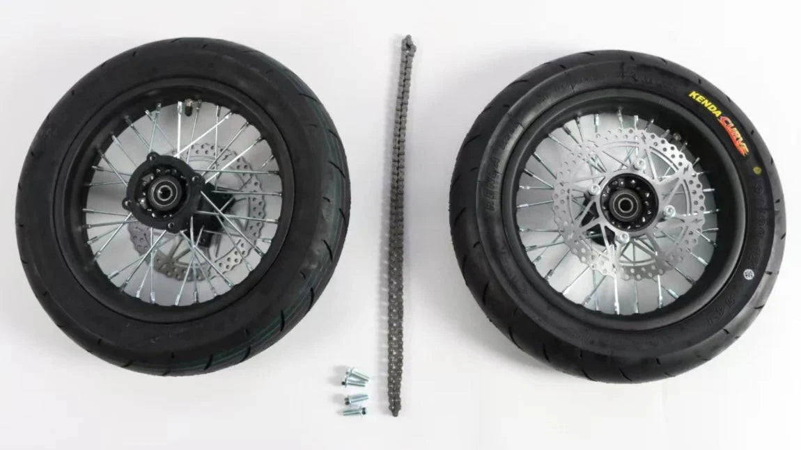 ETM RTR 12" Supermoto Wheel Kit - ZappscyclesElectric Off-Road Bikes